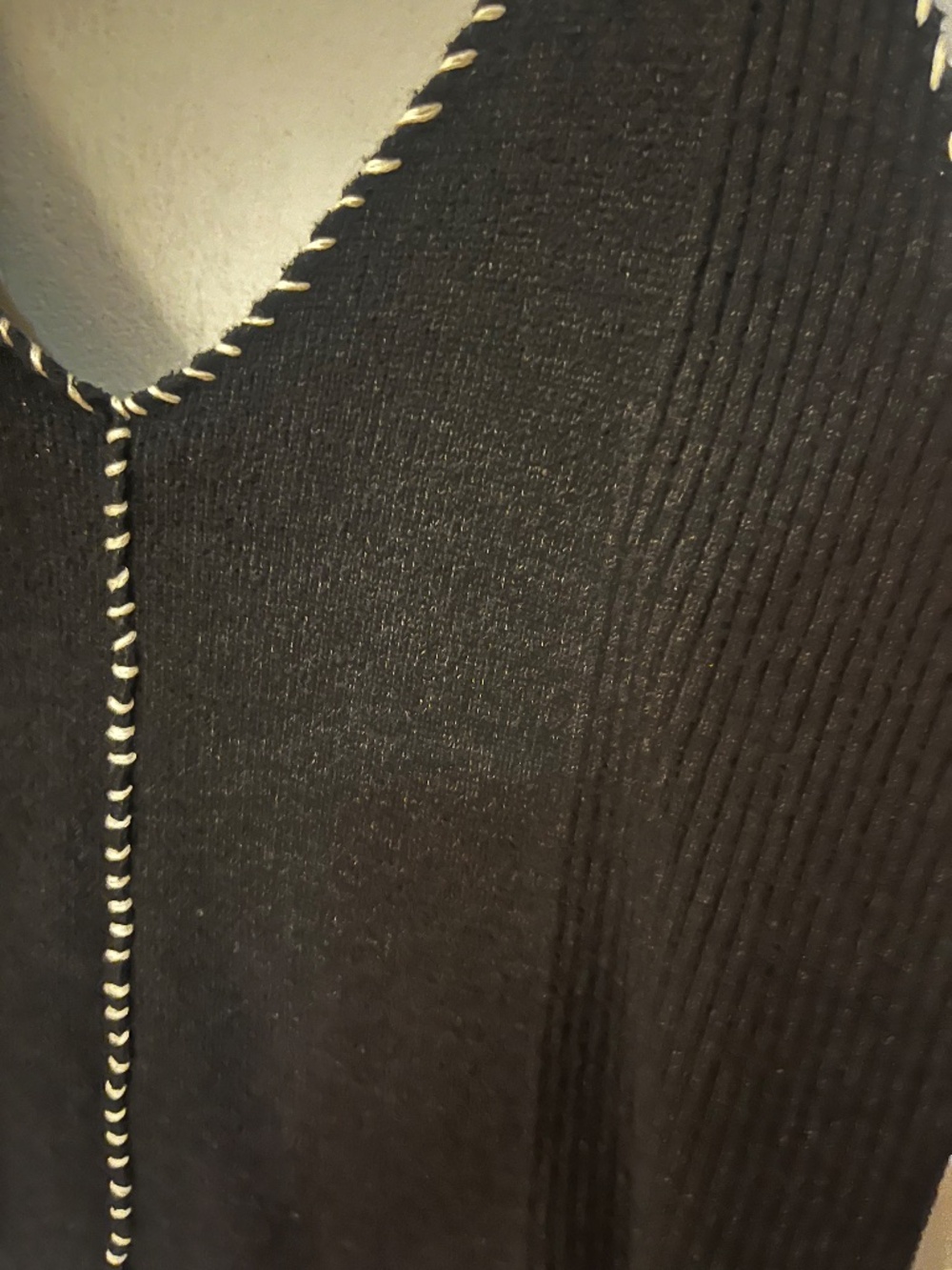 Pilcro Sleeveless V-Neck Icon Sweater Tank - Picture 8 of 9
